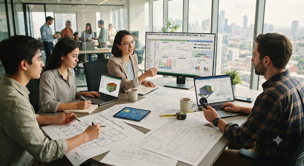 energy efficient commercial cooling load calculation