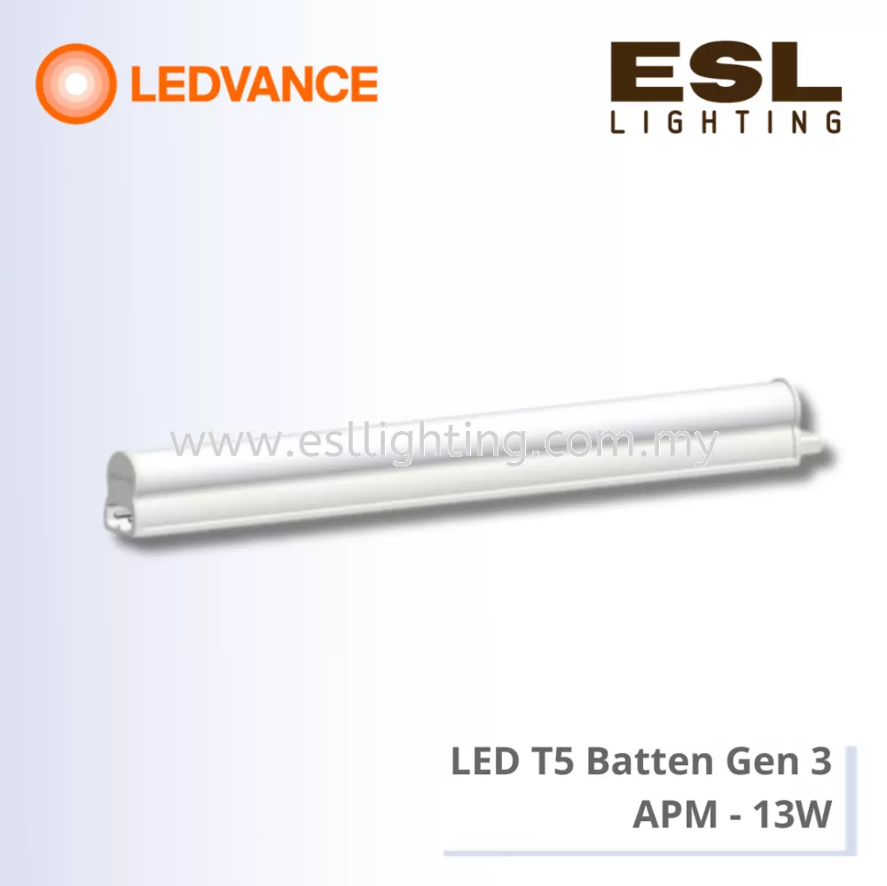 LEDVANCE LED T5 Batten Gen3 APM 1200mm 13W - LDVAL BAT 1200 13W/3000K / LDVAL BAT 1200 13W/4000K / LDVAL BAT 1200 13W/6500K