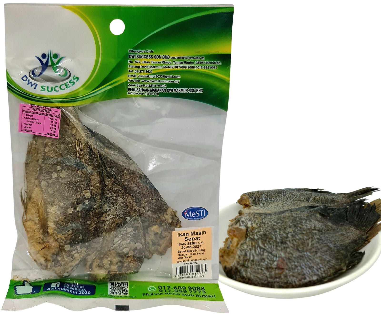 Ikan Masin Sepat 80G RM 7.15 X 5 UNITS C.Dwi Success