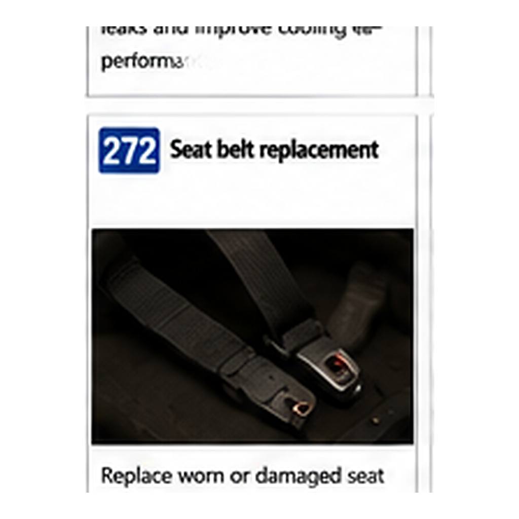 Seat Belt Replacement