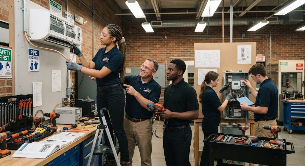 Air conditioning installation professional course