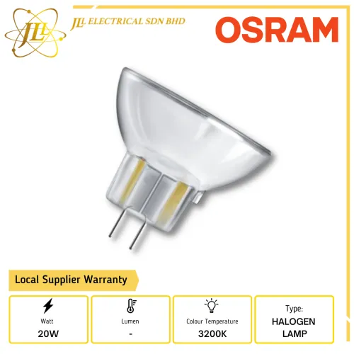 OSRAM 64255 20W 8V MR11 3200K 24G HALOGEN LAMP