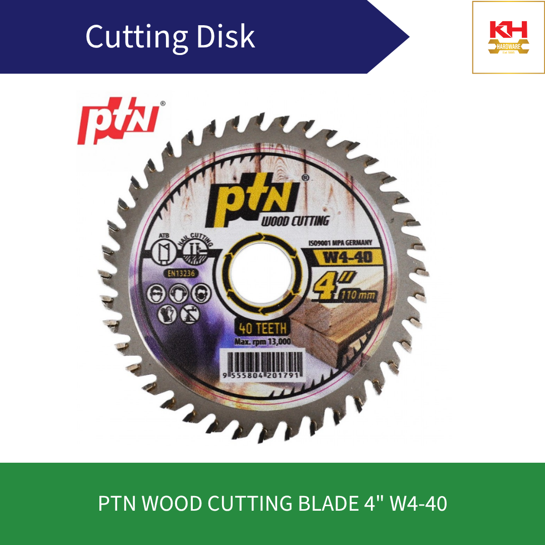 PTN Wood Cutting Blade 4" W4-40