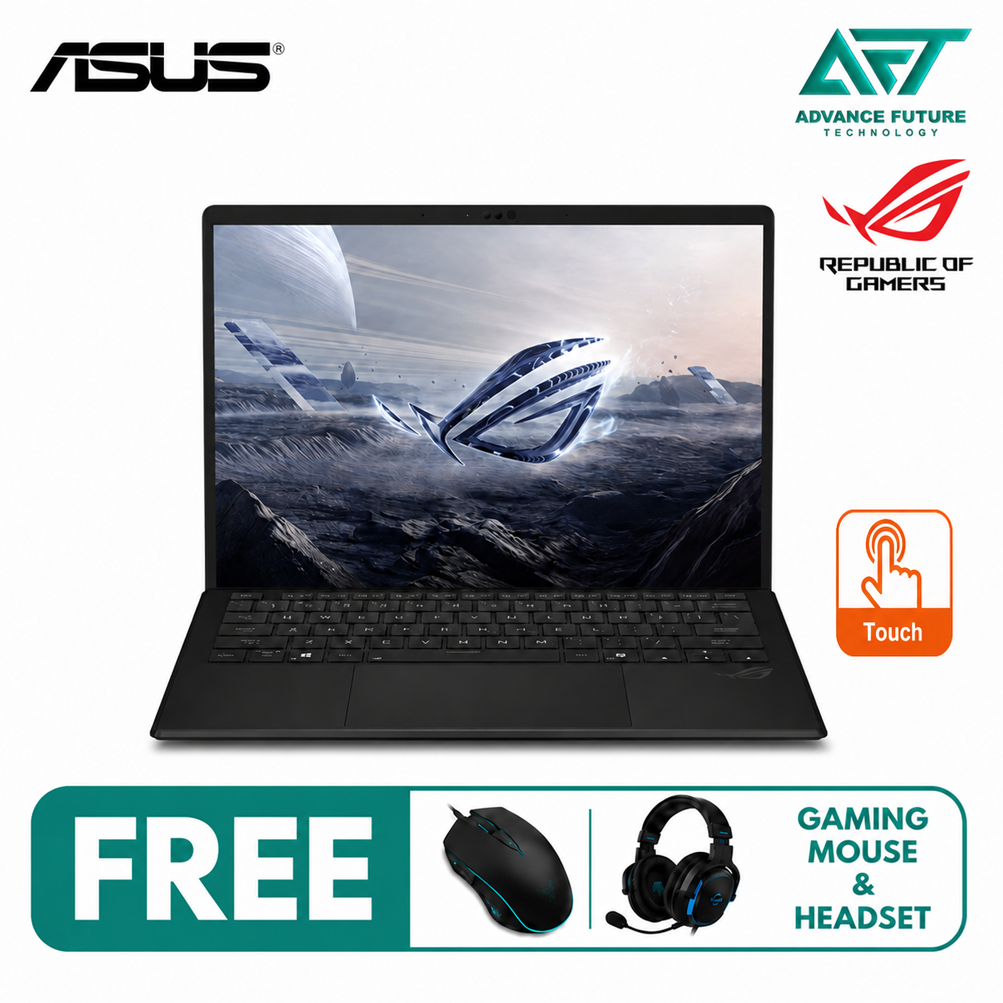 Asus ROG Flow Z13 GZ302E-ARU007W 13.4'' WQXGA 180Hz Touch Gaming Laptop Black ( AMD Ryzen AI MAX+ 395, 32GB, 1TB SSD, ATI, W11 )