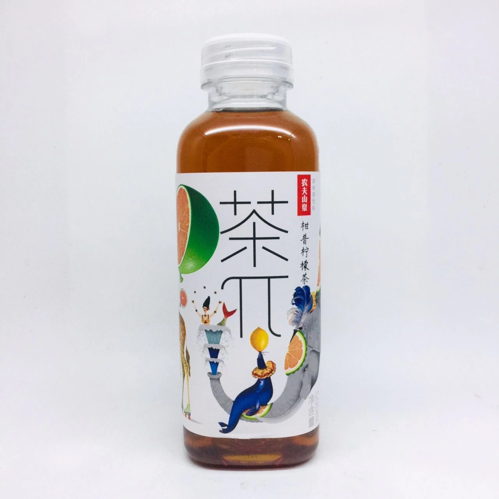 NongFu Spring Citrus Pu'er Lemon Tea 農夫山泉柑普檸檬茶 500ml