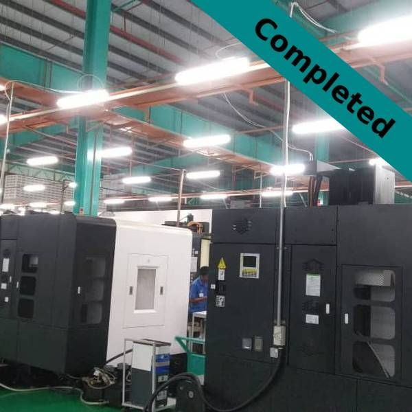 Proposed Cleanroom, Control Room, Production Area and New Utility Rooms For Existing Factory At Compart System