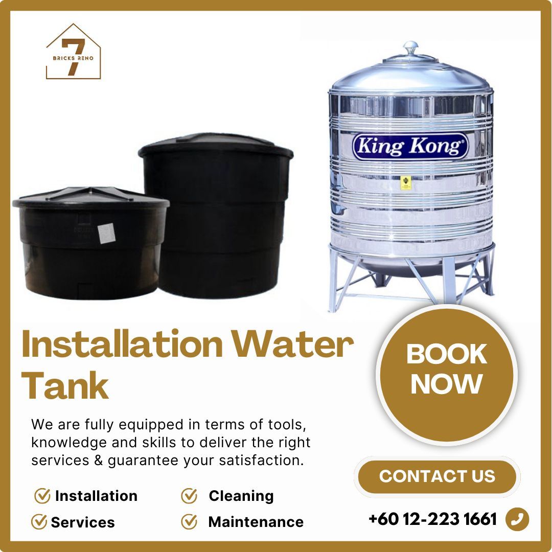 Water Tank Installation Service In Selangor / KL