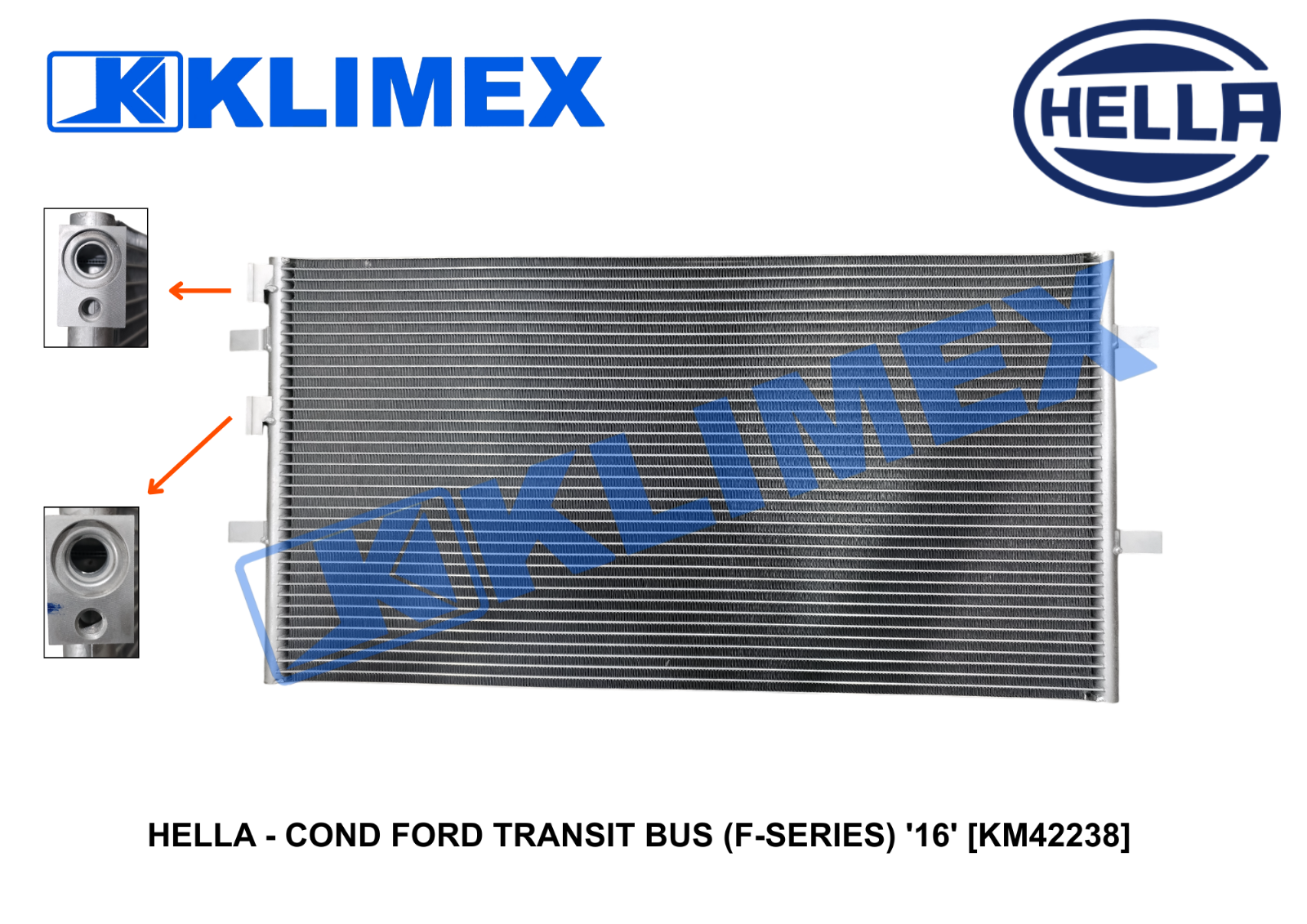 HELLA - COND FORD TRANSIT BUS (F-SERIES) '16' [KM42238]