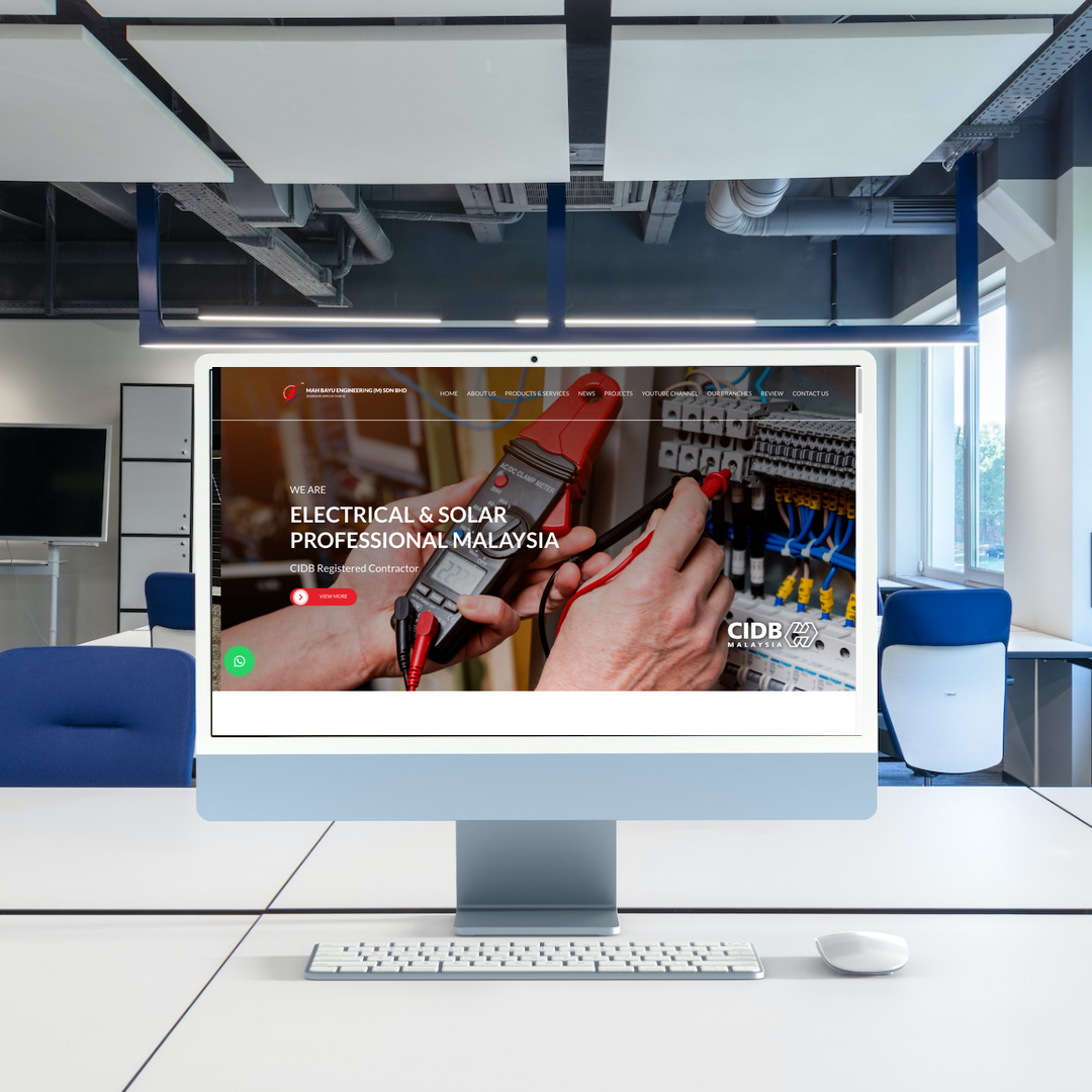 Mah Bayu Engineering Website Design & SEO | Seremban