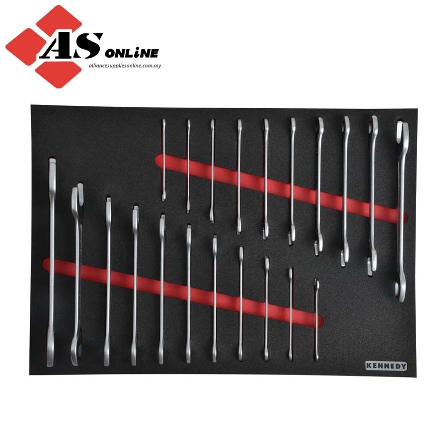 KENNEDY 21 Piece Spanner Set in Foam Inlay for Tool Chests / Model: KEN5950065K