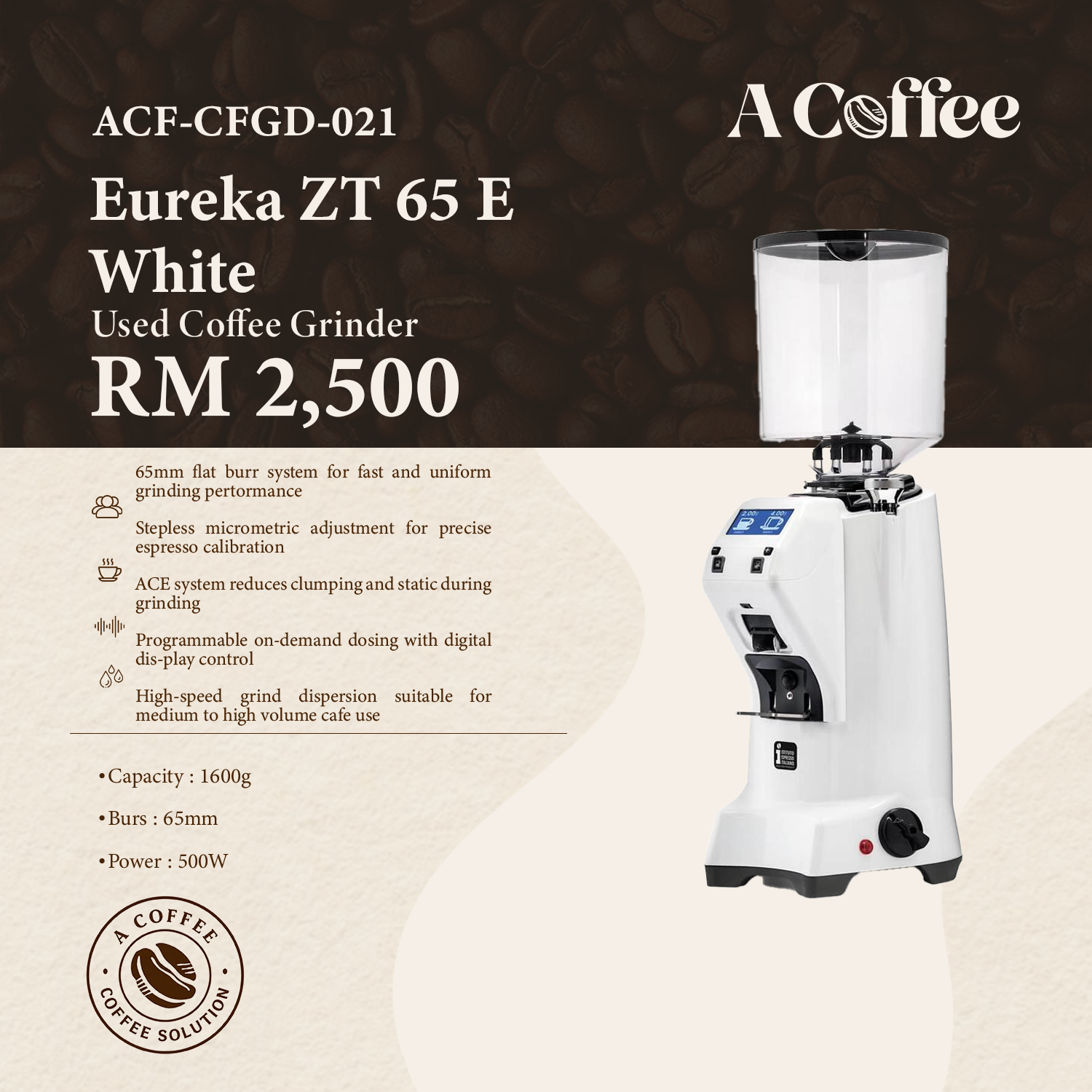 Eureka Zt 65E White 021