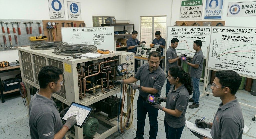 Energy efficient chiller maintenance course