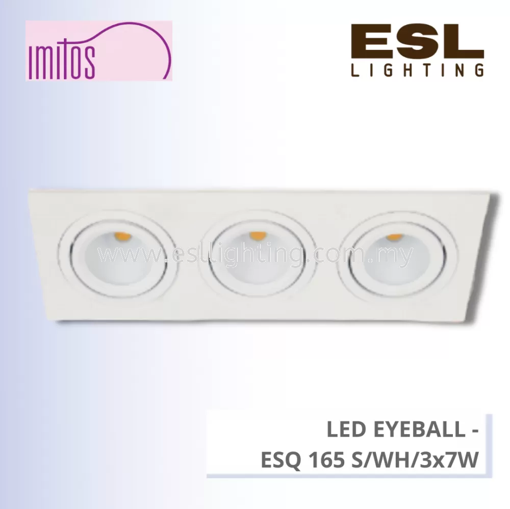 IMITOS LED EYEBALL 3x7W - ESQ 165 S/WH/3x7W