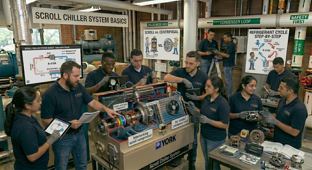 Scroll chiller system basics