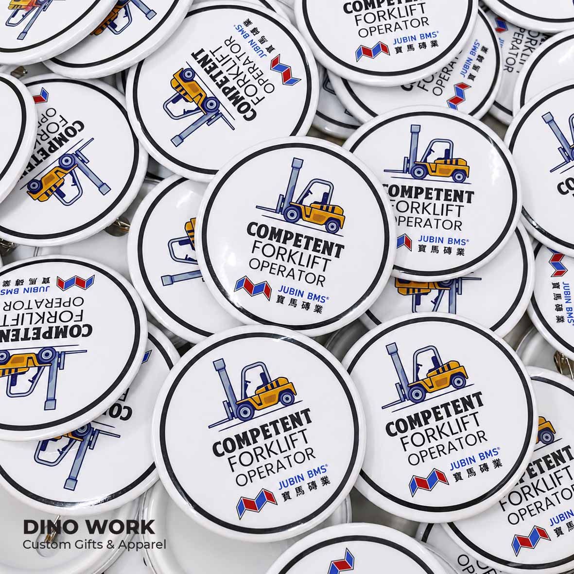 Custom Made Button Badge