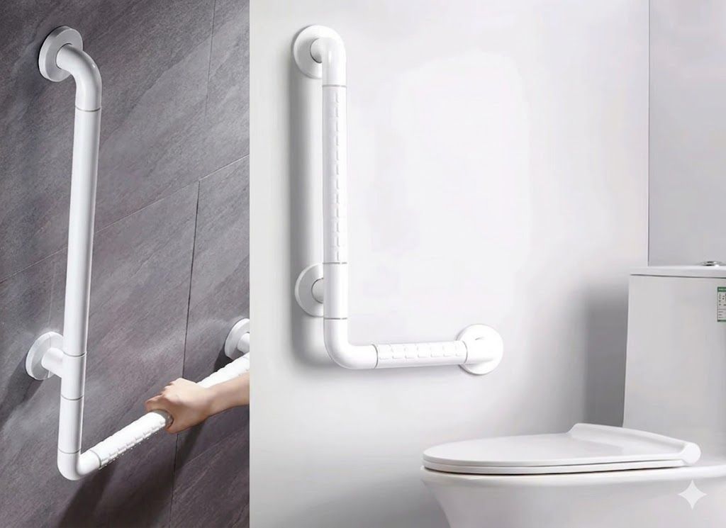 L-Shaped Safety Grab Bar #BA-LXR723-WH