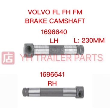 BRAKE CAMSHAFT 230MM LEFT & RIGHT VOLVO 1696640 , 1696641