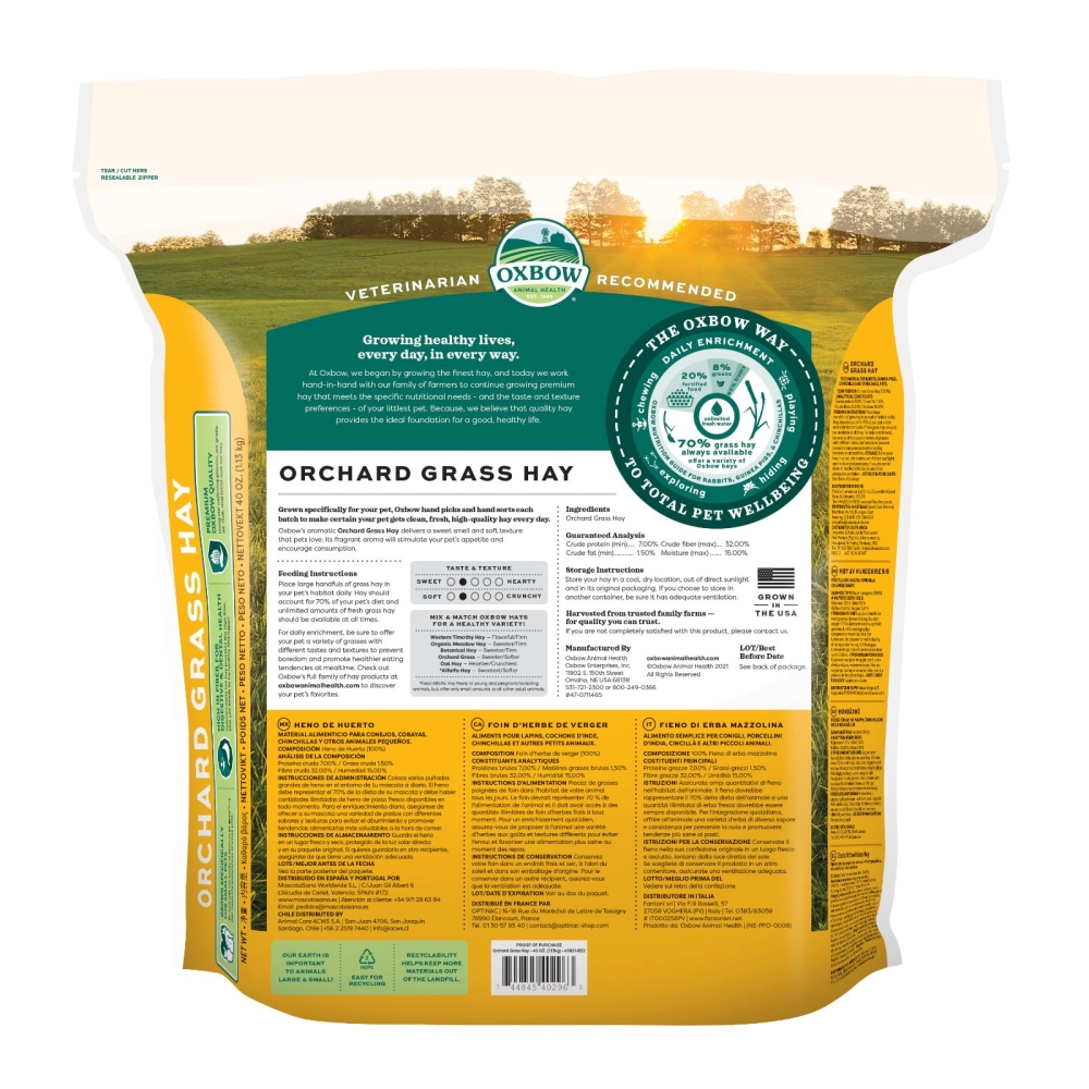 Oxbow Orchard Grass Hay (40oz)