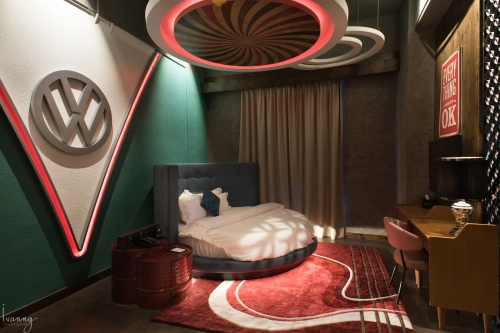 Hotel Volkswagen Theme Room