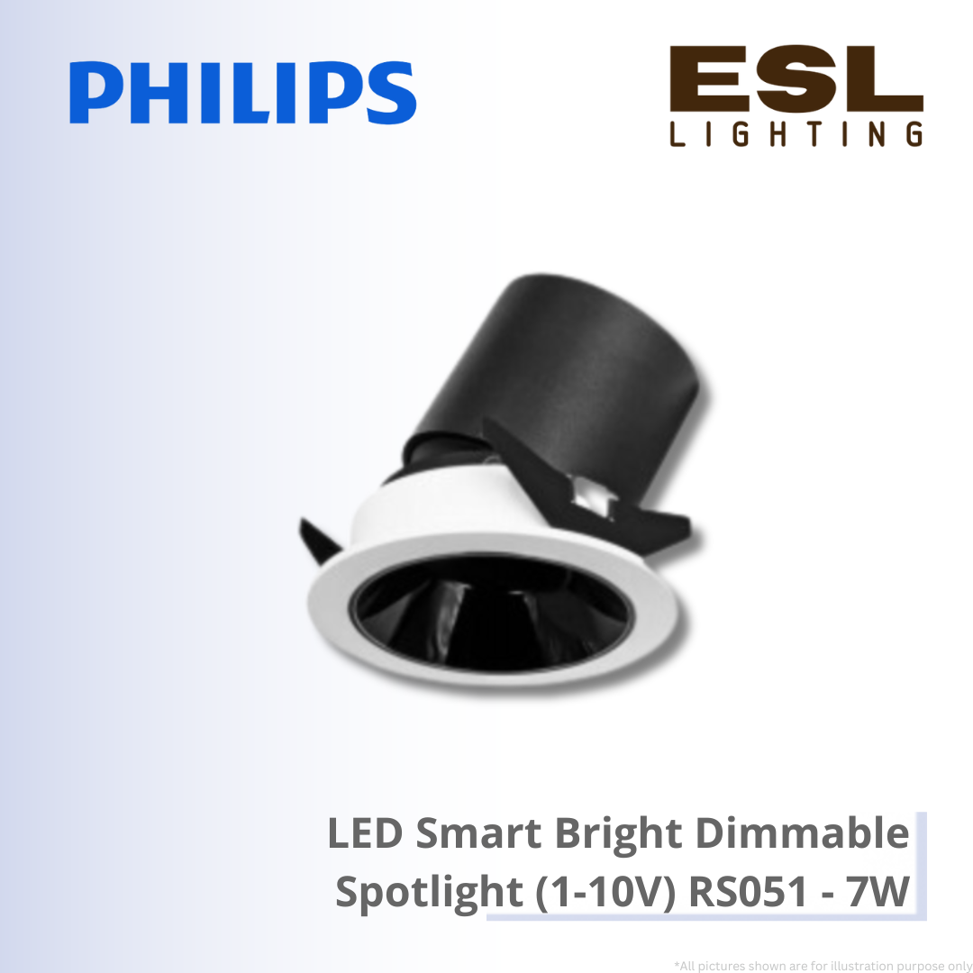 PHILIPS LED Smart Bright Dimmable Spotlight (1-10V) 7W - RS051
