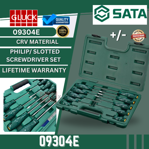 *Sata 09304E 10pcs A-series Combination Screwdriver Set sata original quality