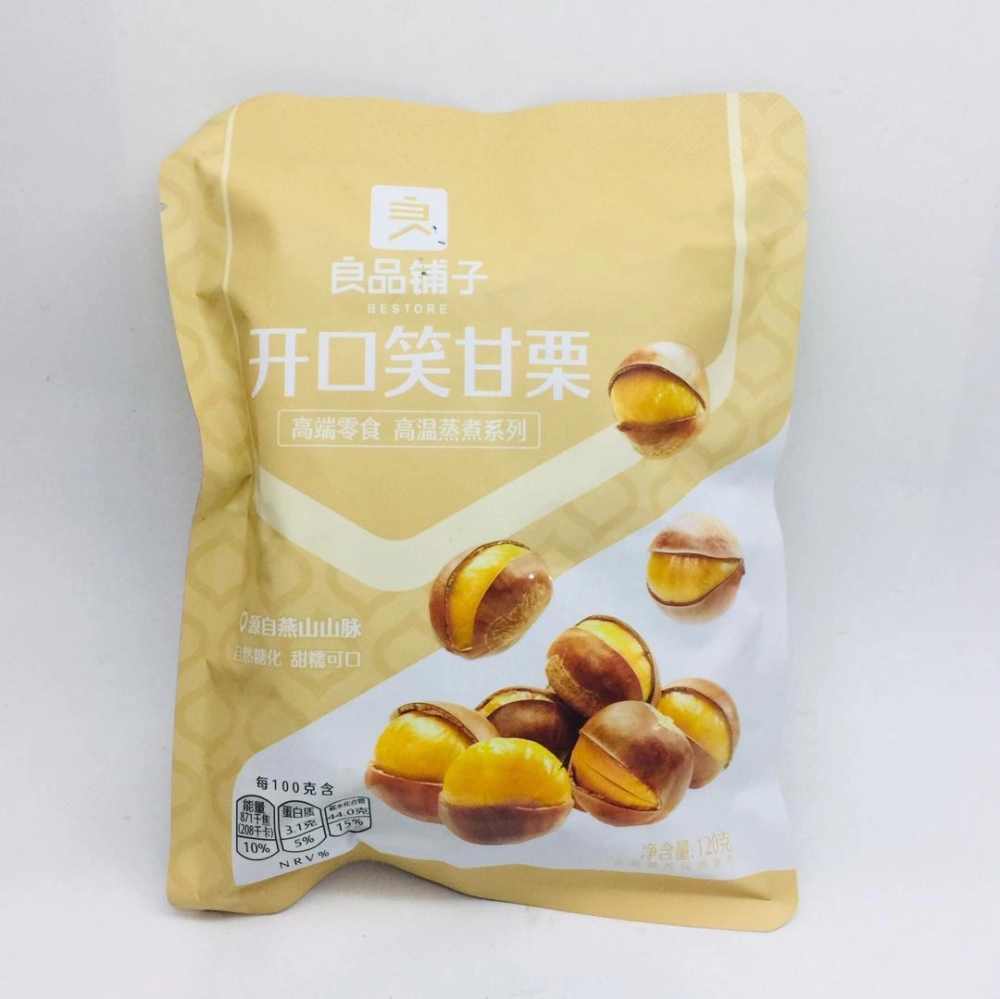 Bestore Unhulled Chestnut 良品鋪子開口笑甘栗 120g