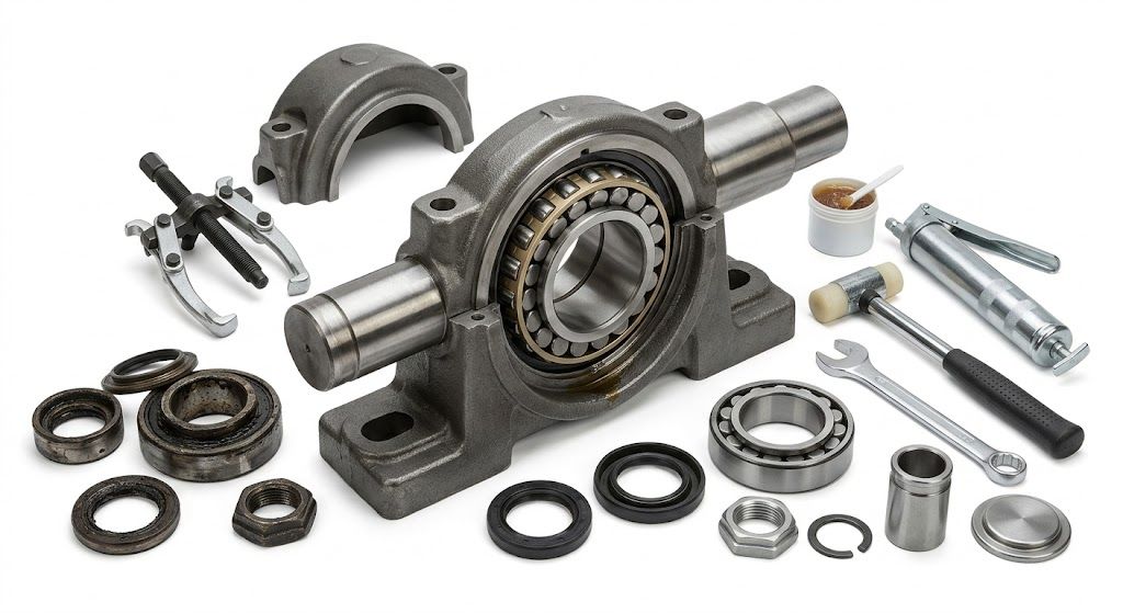 Industrial Fan Bearing Replacement