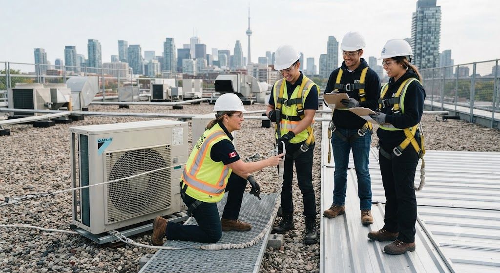 HVAC safety training for elevated work areas