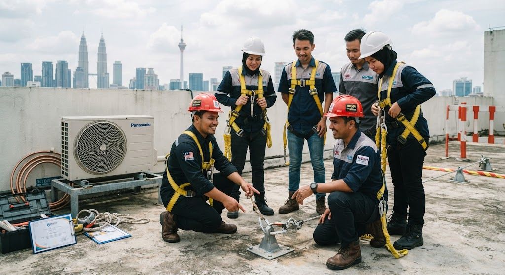 safe work at height certification HVAC Malaysia