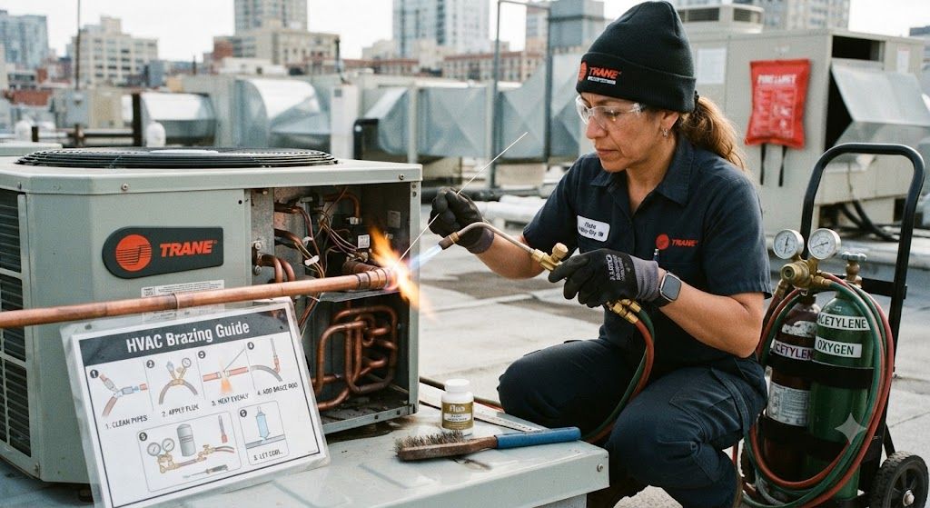 refrigeration brazing torch operation guide HVAC