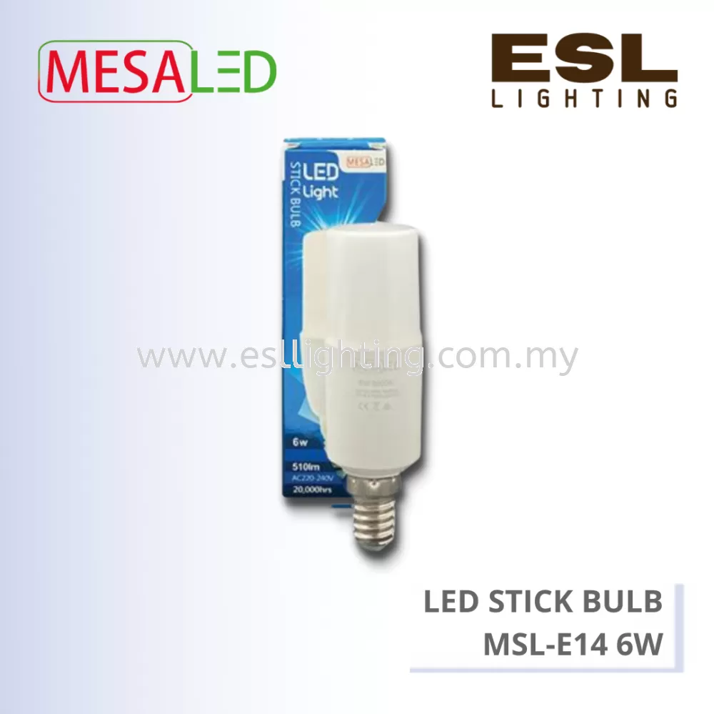 MESALED LED STICK BULB E14 6W - MSL-E14 6W