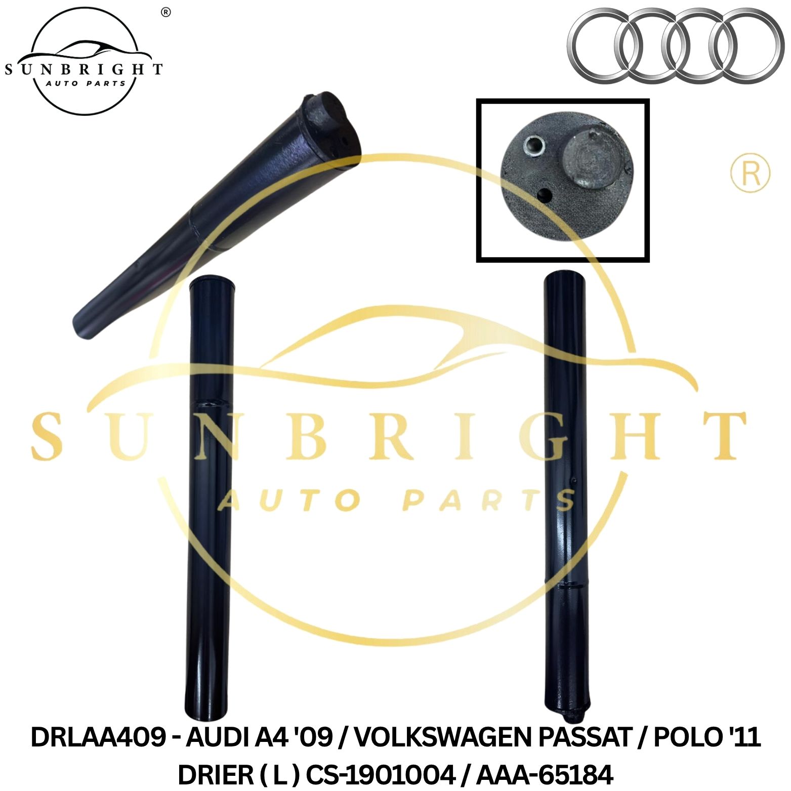 DRLAA409 - AUDI A4 '09 / VOLKSWAGEN PASSAT / POLO '11 DRIER ( L ) CS-1901004 / AAA-65184