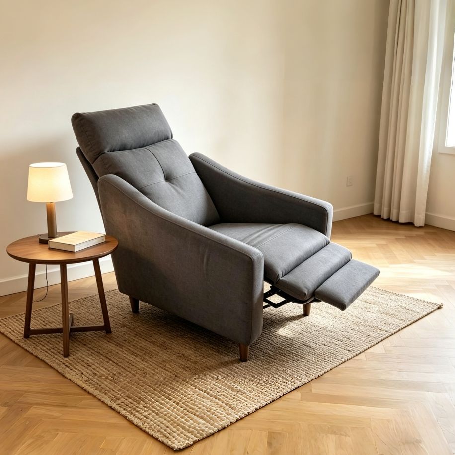 多功能布艺 Push Back Recliner Sofa Chair