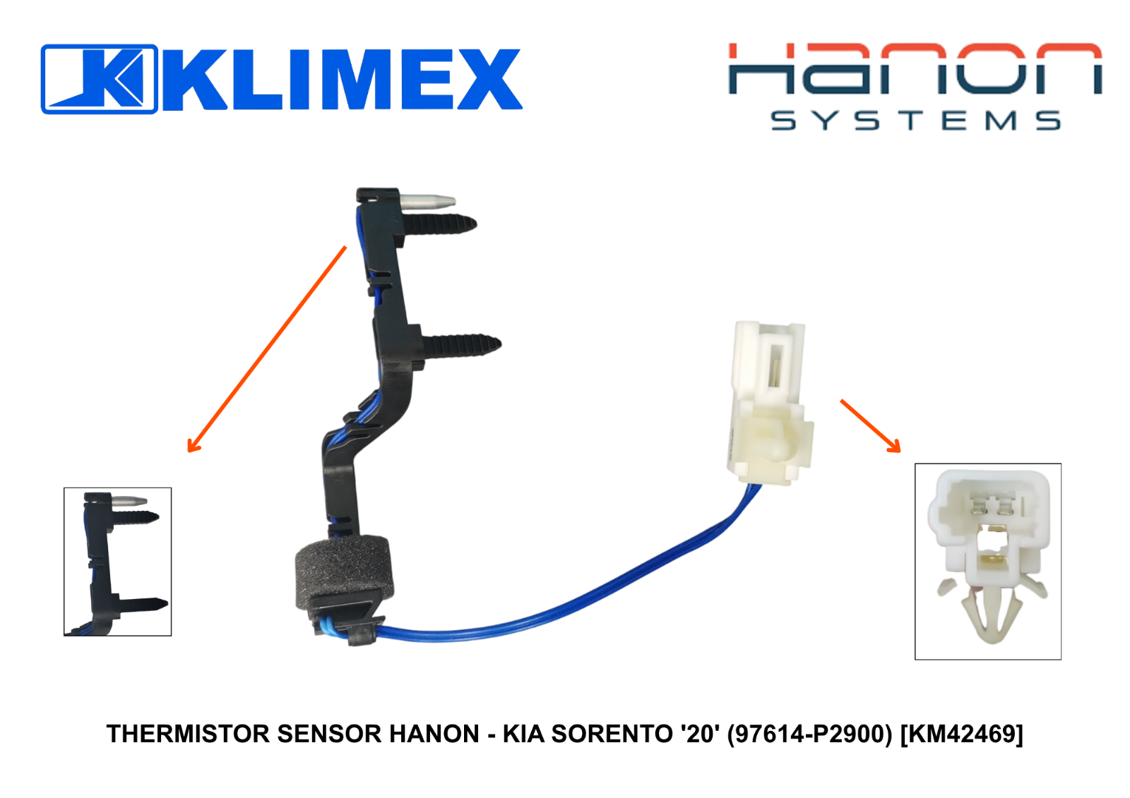 THERMISTOR SENSOR HANON - KIA SORENTO '20' (97614-P2900) [KM42469]