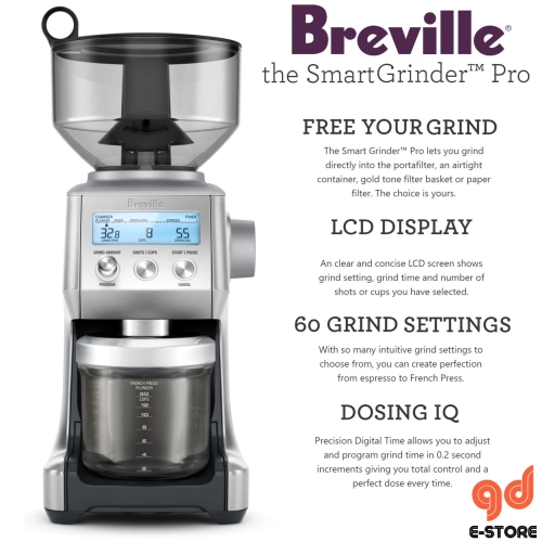 Breville THE SMART GRINDER™ BCG820 (Contact us now and claim your discount vouchers)