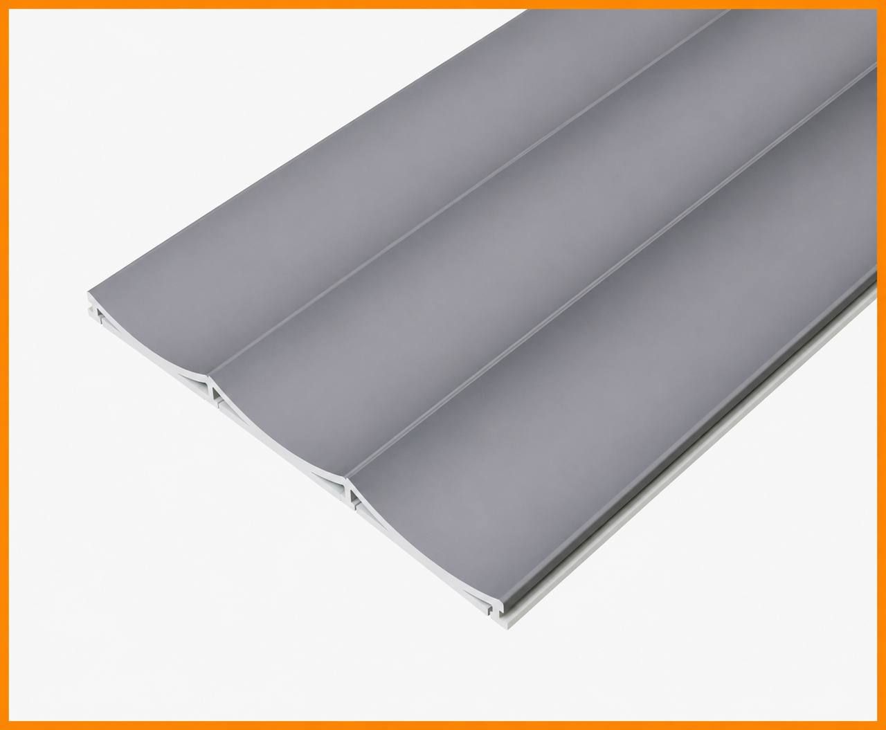 Queensfloor Wall Fluted Panel Big Wave QFPBWF11-07 TITANIUM GREY