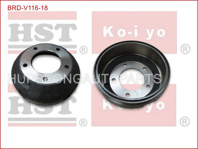DAIHATSU DV116 42431-87310 #FRONT &REAR BRAKE DRUM #5 HOLE ( BRD-V116-18 )