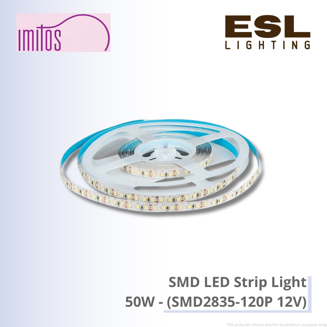 IMITOS SMD LED Strip Light 50W - SMD2835-120P 12V