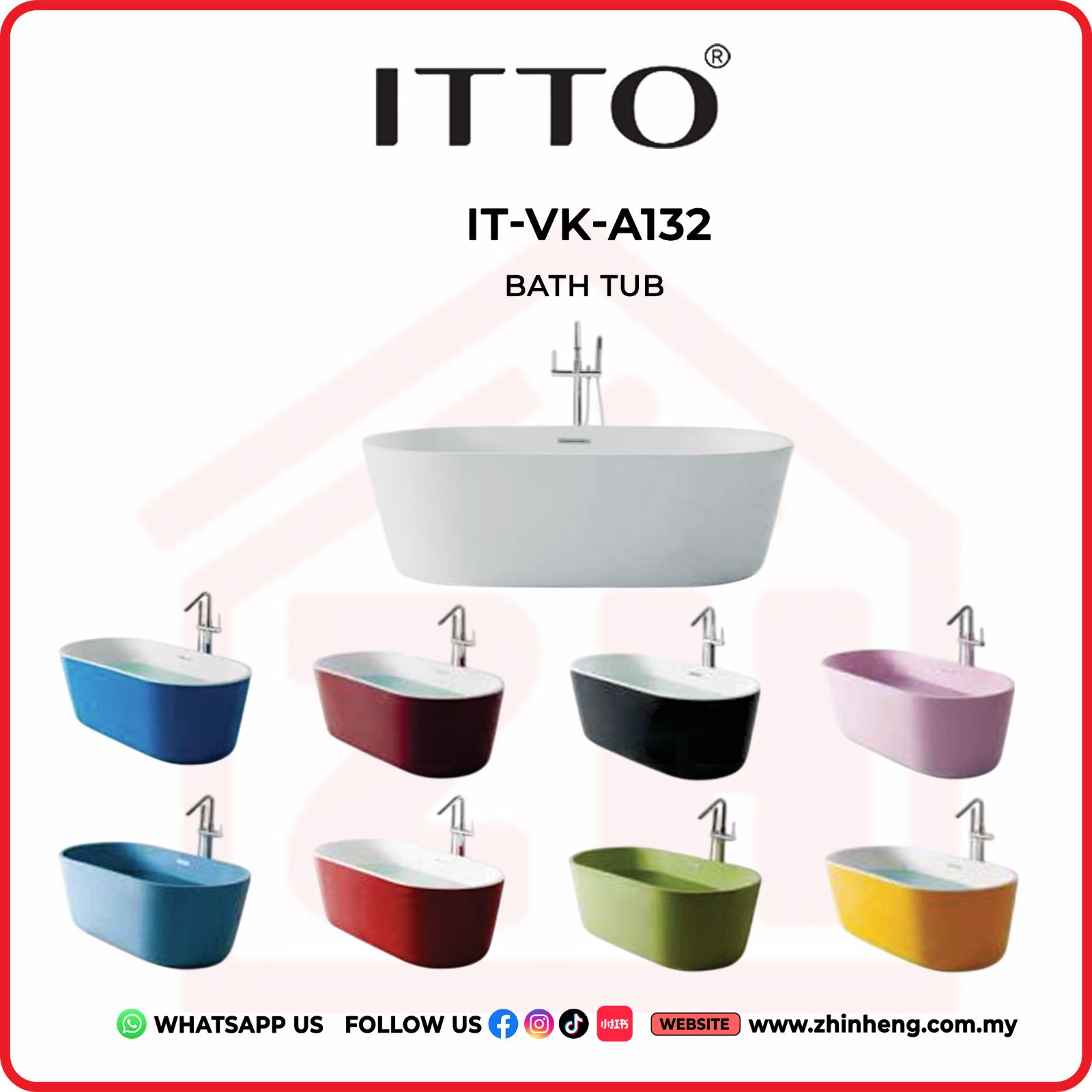 ITTO BATH TUB  IT-VK-A132