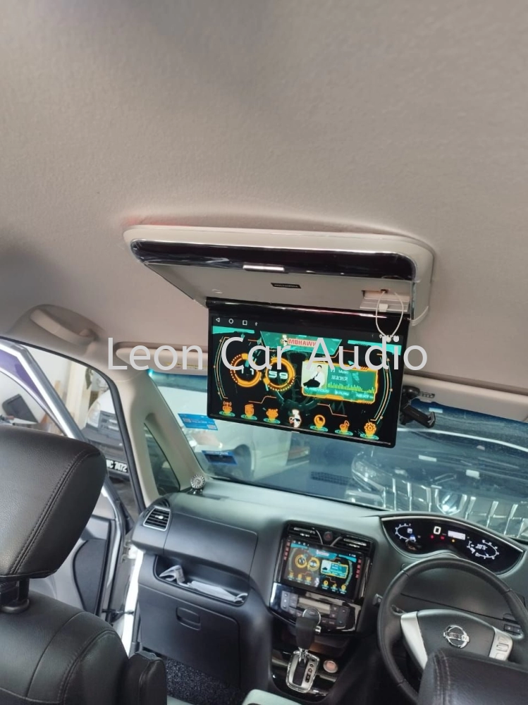 Nissan Serena c26 14" fhd hdmi usb mp4 roof led monitor