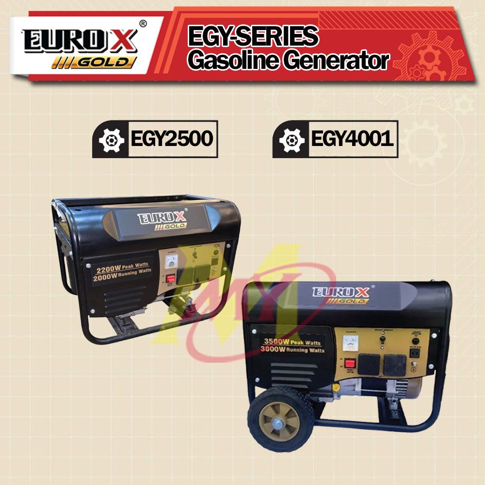 EUROX-GOLD Gasoline Generator EGY-Series | Model: EGY-2500/ EGY-4001