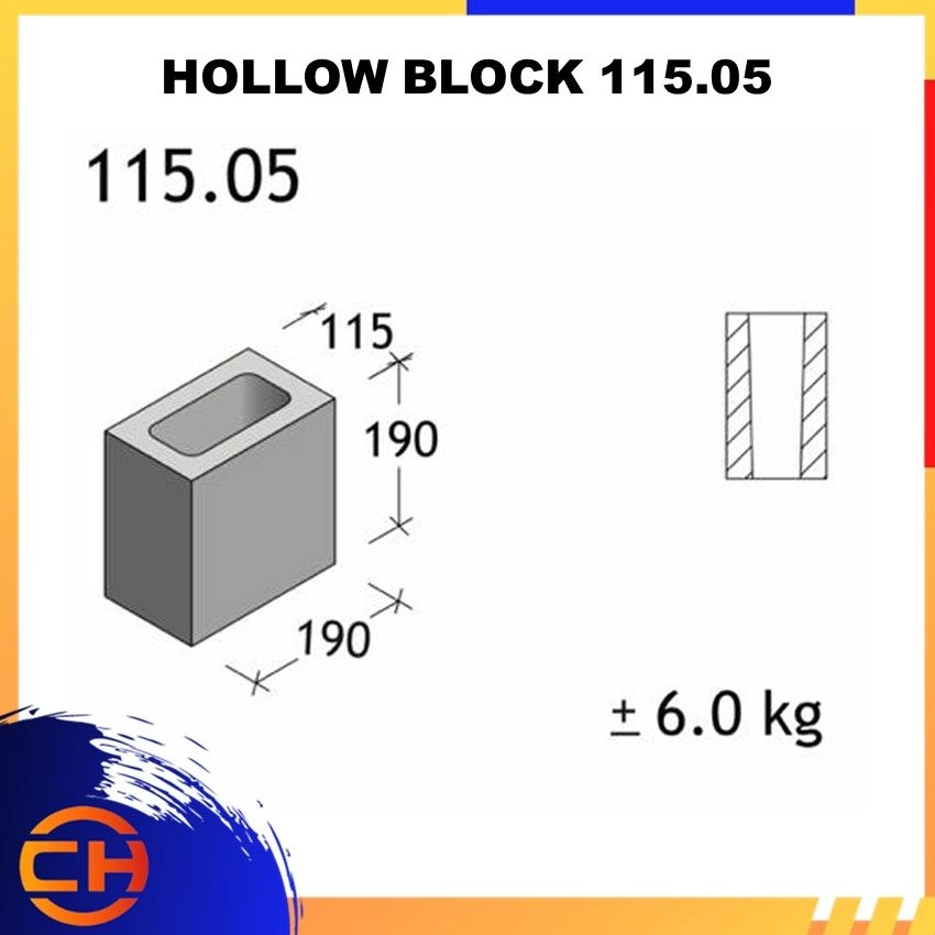 HOLLOW BLOCK 115.05