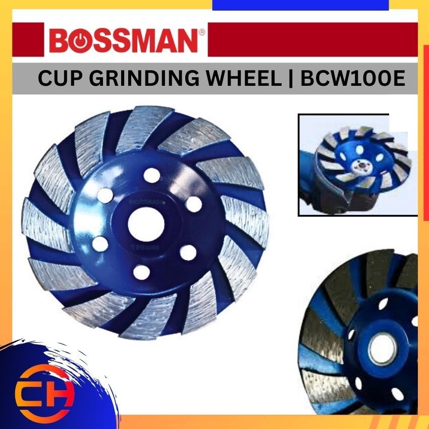 BOSSMAN DIAMOND CUTTING WHEEL BCW100E CUP GRINDING WHEEL 