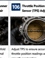 Throttle Position Sensor TPS Adjustment