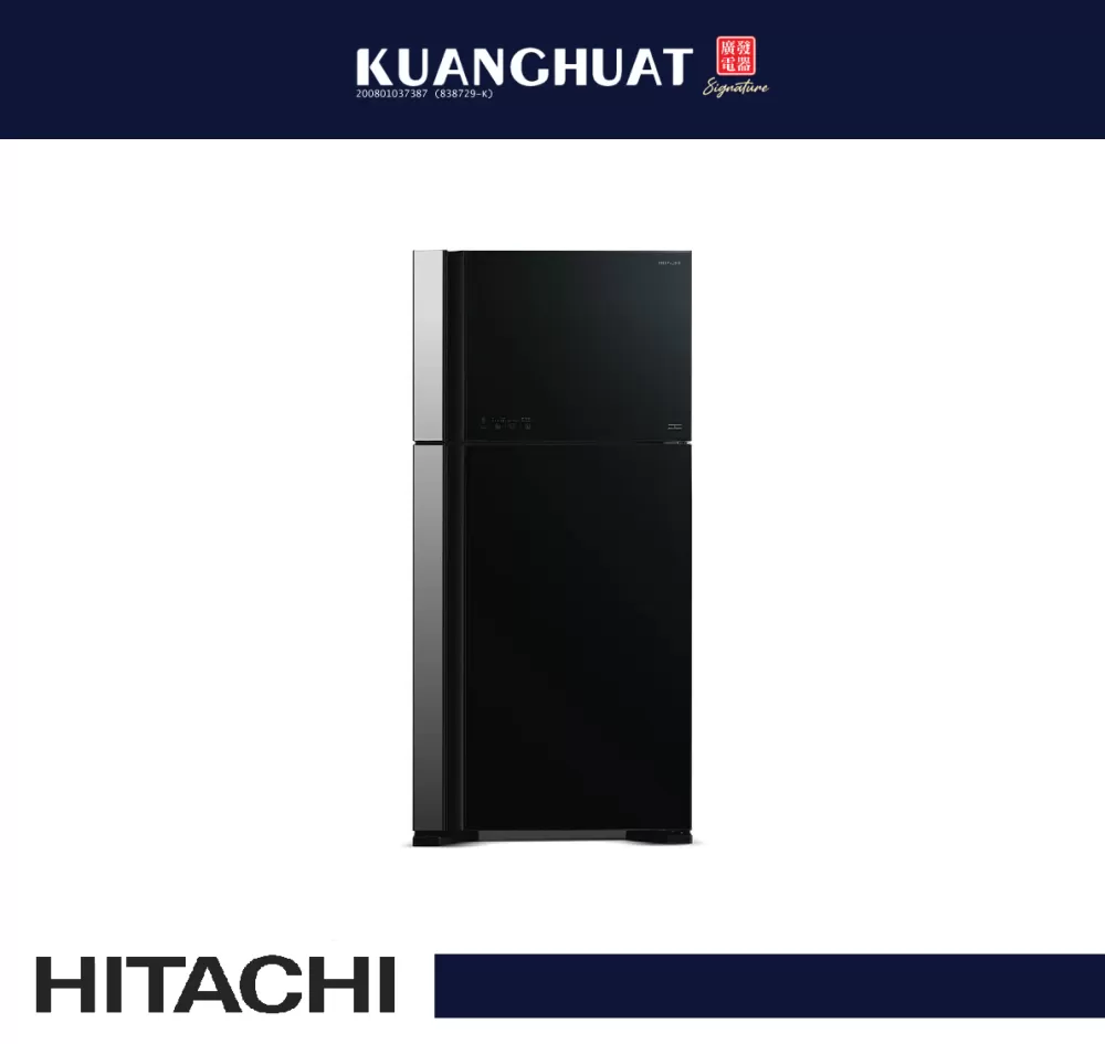 HITACHI 601L 2 Door Super Big2 Refrigerator R-VG750PM-1 GBK