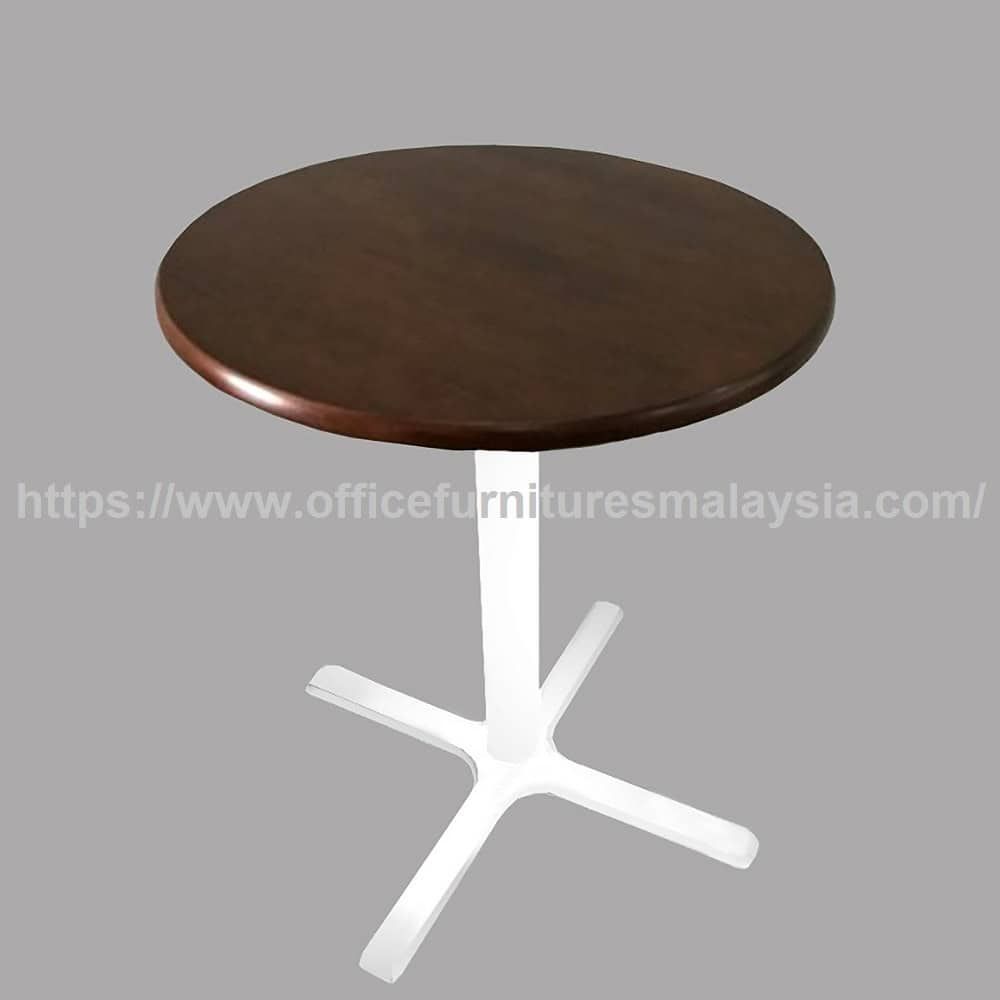 2 ft Nice Design Low Rubber Wood Round Table OFSM99R6060LR