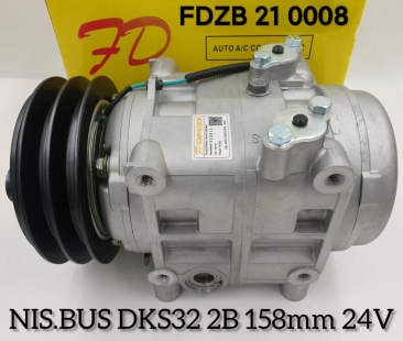 FDZB 21 0008 Nis/Bus DKS32 2B 158mm 24V Compressor (NEW)