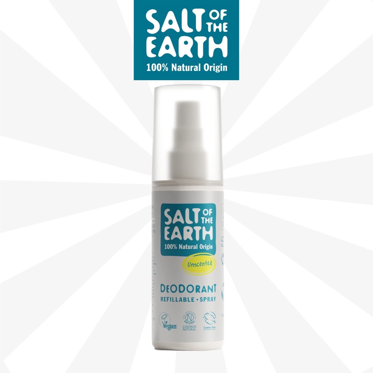 Unscented Natural Deodorant Spray 100ml