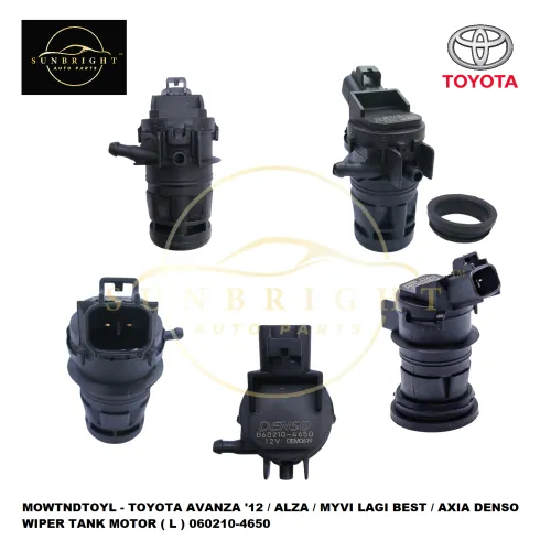 MOWTNDTOYL - TOYOTA AVANZA '12 / ALZA / MYVI LAGI BEST / AXIA DENSO WIPER TANK MOTOR ( L ) 060210-4650