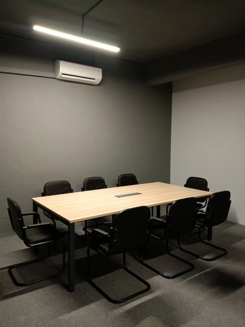 Modern Meeting Table Malaysia | Meja Mesyuarat Moden | Office Conference Table & Chair Set | Pembekal Kerusi dan Meja Mesyuarat | Deliver Penang, Perai, Batu Kawan, Kulim Hi Tech